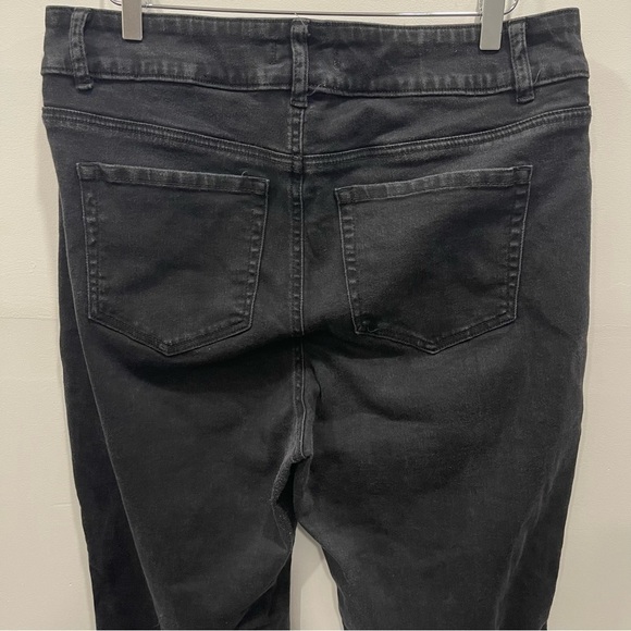 Lane Bryant Magic Waistband Tighter Tummy High Rise Boot Jeans Washed Black 18 - Picture 7 of 10